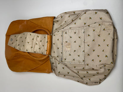 Sac vintage en cuir bidirectionnel Vivienne Westwood camel