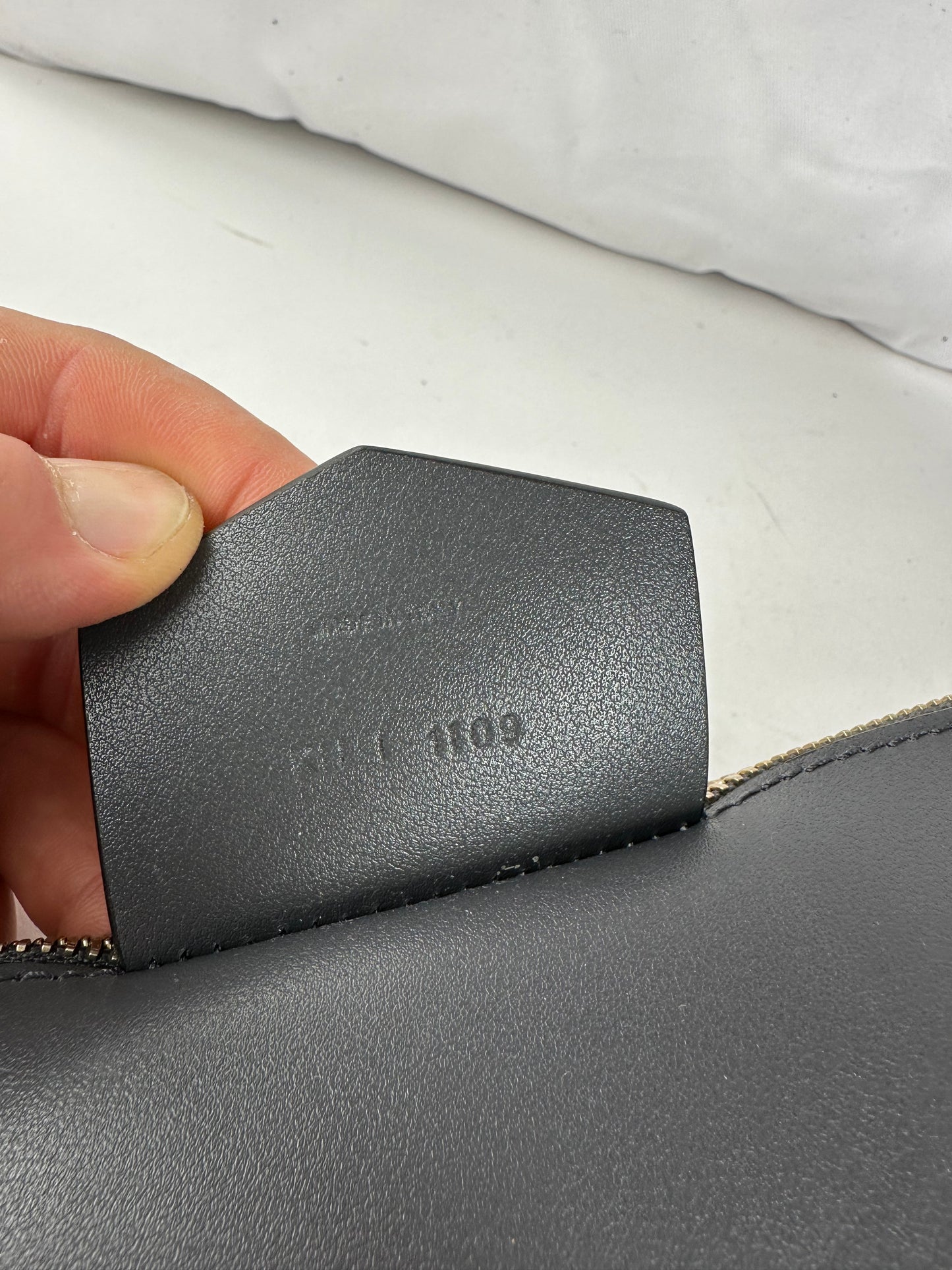 Vintage Givenchy Antigona Leather Clutch Anthracite