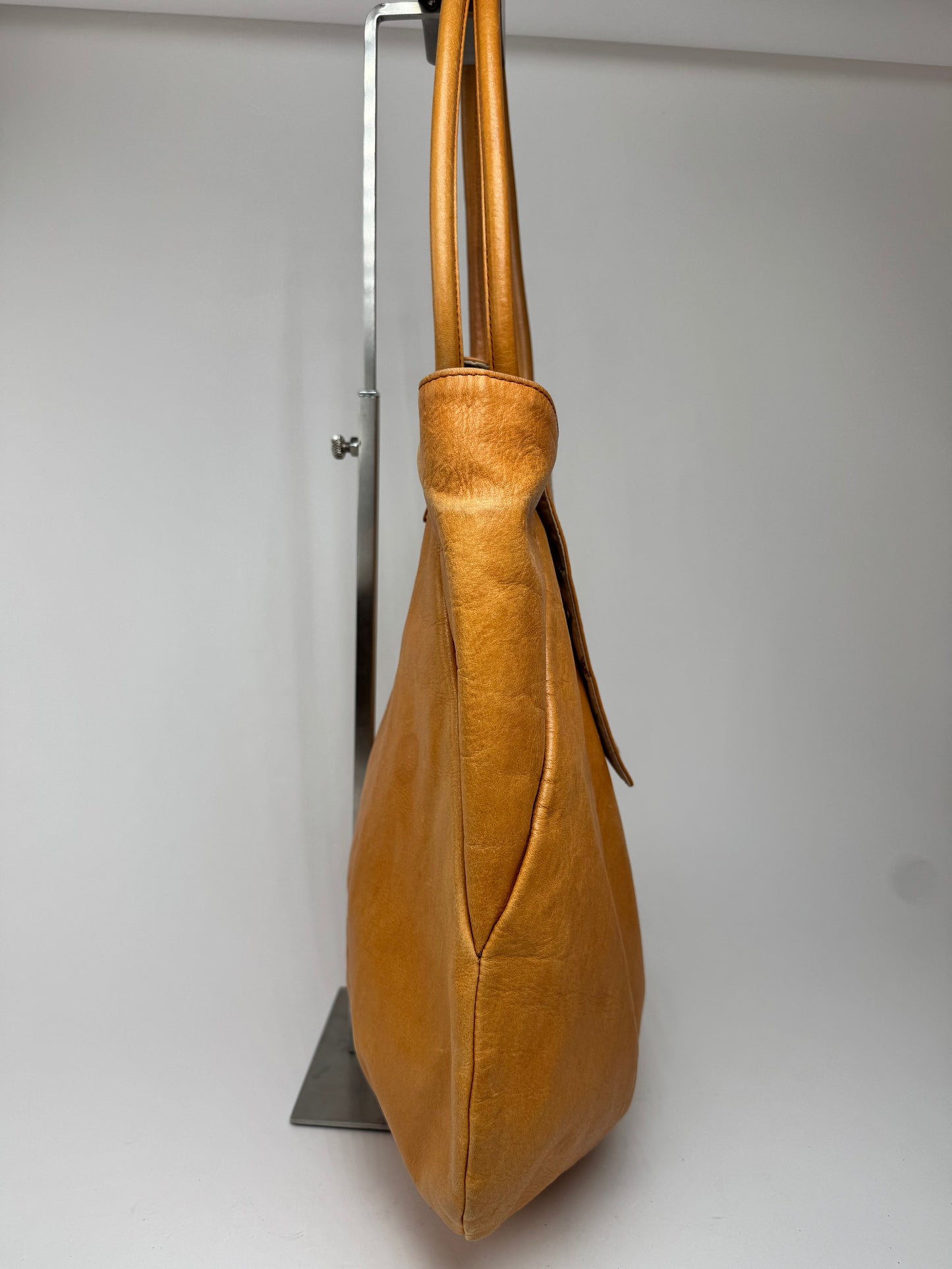 Sac vintage en cuir bidirectionnel Vivienne Westwood camel