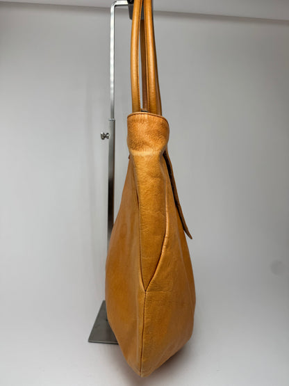 Sac vintage en cuir bidirectionnel Vivienne Westwood camel