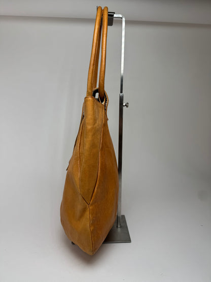 Sac vintage en cuir bidirectionnel Vivienne Westwood camel