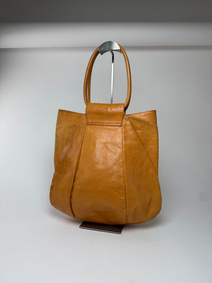Sac vintage en cuir bidirectionnel Vivienne Westwood camel