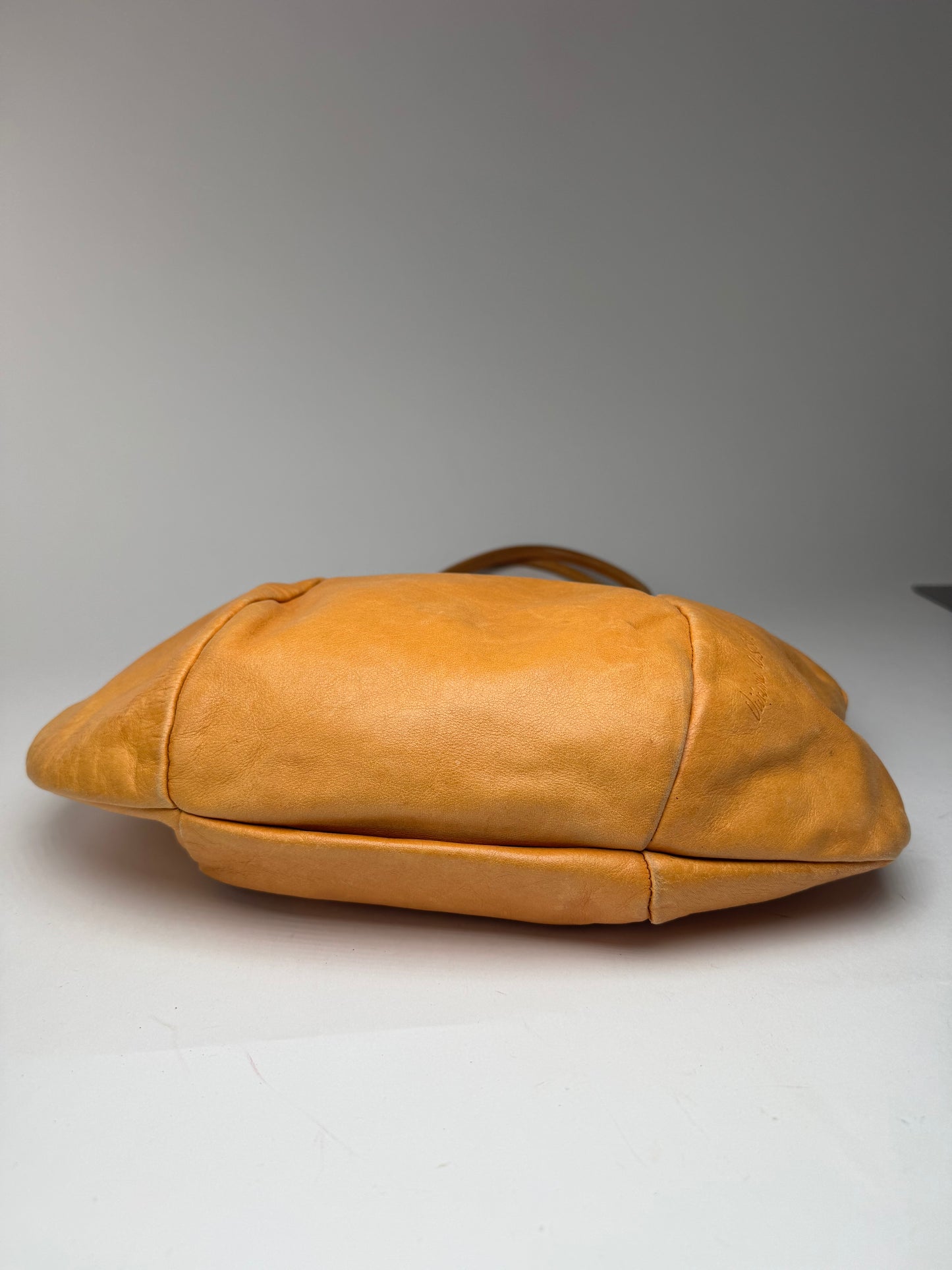 Sac vintage en cuir bidirectionnel Vivienne Westwood camel