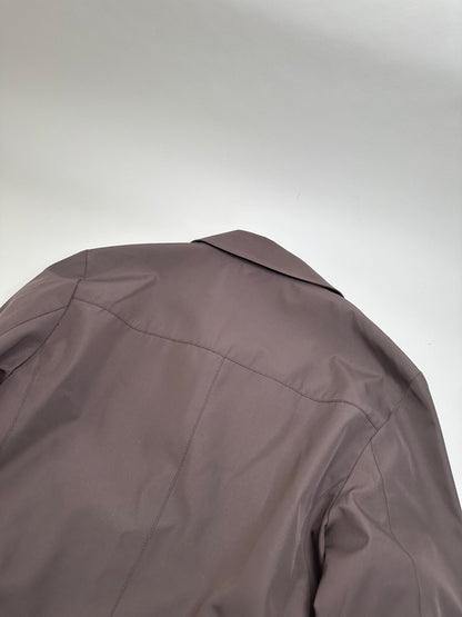 Vintage Fendi Jeans Logo Jacket Brown M