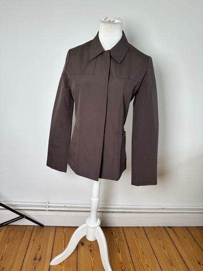 Vintage Fendi Jeans Logo Jacket Brown M