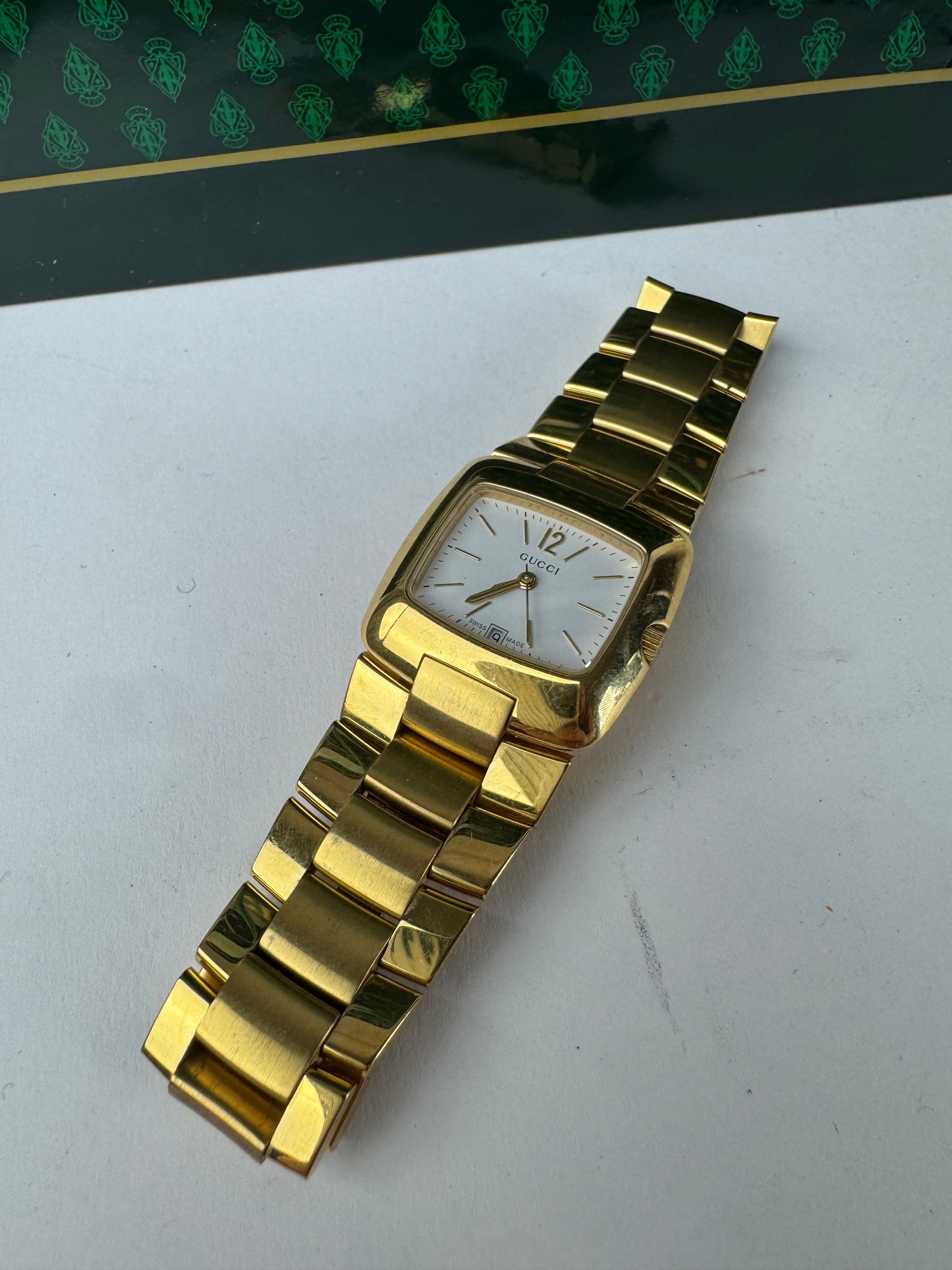 Vintage Gucci Gold Plated Quartz Watch