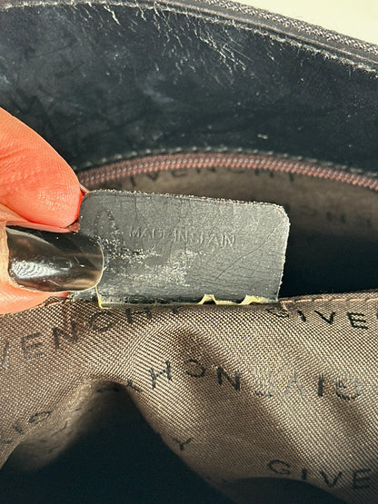 Sac vintage en cuir noir Givenchy