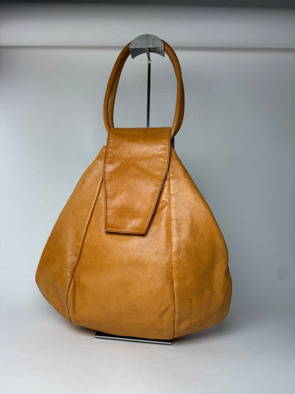 Sac vintage en cuir bidirectionnel Vivienne Westwood camel