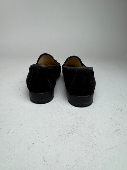 Vintage Gucci Horsebit Loafer suede black EU35,5