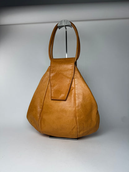 Sac vintage en cuir bidirectionnel Vivienne Westwood camel