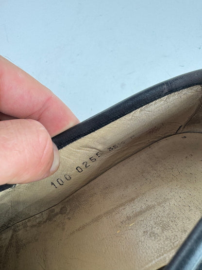 Vintage Gucci Horsebit Loafer suede black EU35,5