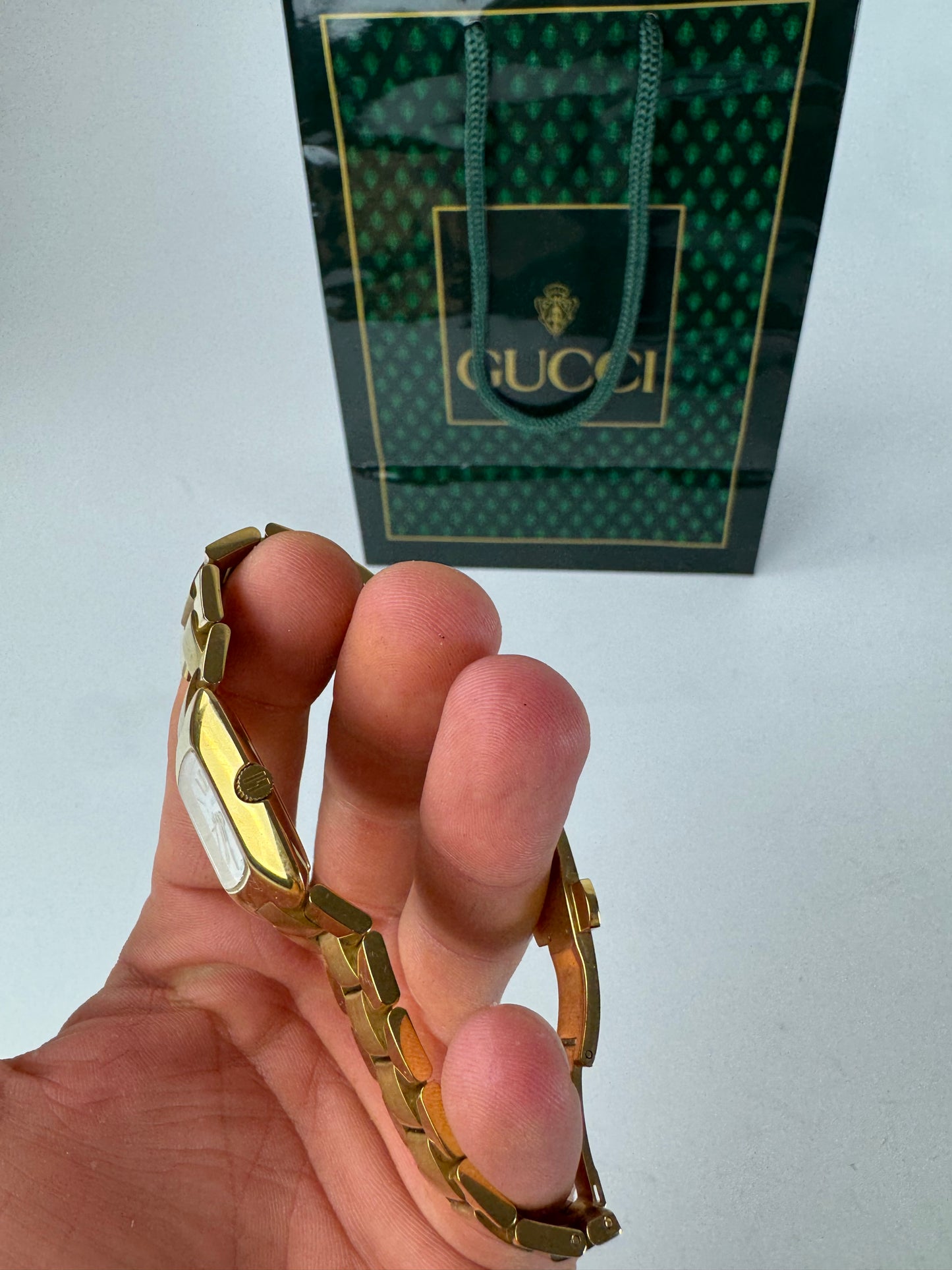Vintage Gucci Gold Plated Quartz Watch