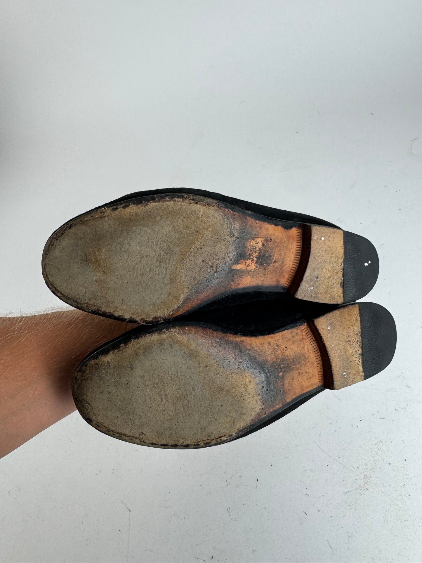 Vintage Gucci Horsebit Loafer suede black EU35,5