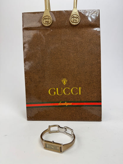 Vintage Gucci Bronze Horsebit Quartz Watch