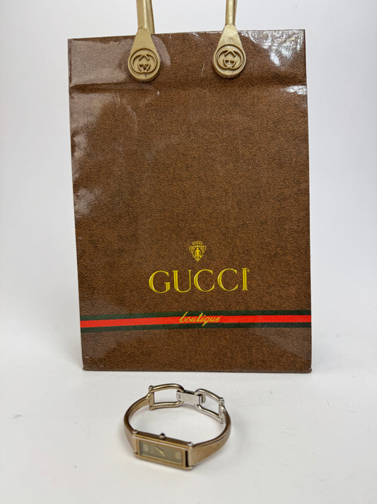 Vintage Gucci Bronze Horsebit Quartz Watch