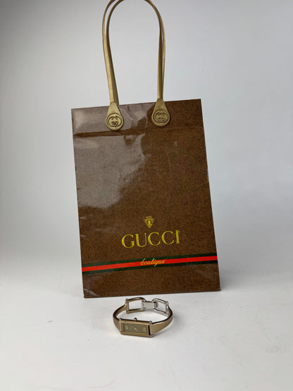 Vintage Gucci Bronze Horsebit Quartz Watch