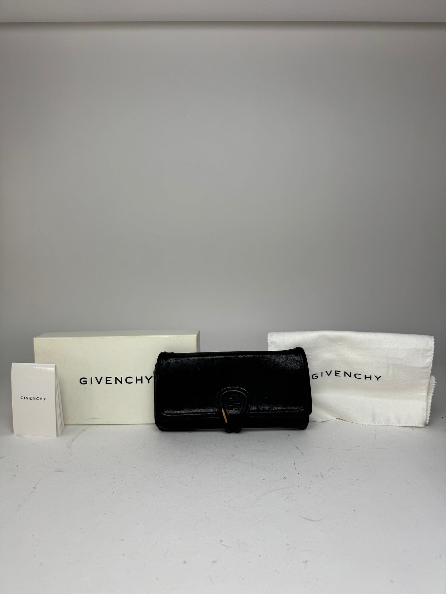 Vintage Givenchy Leather Wallet black