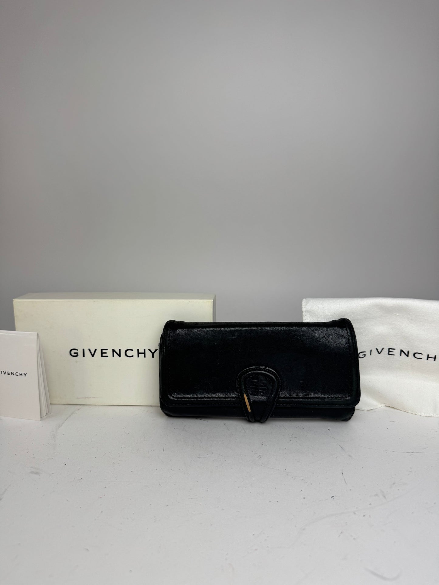 Vintage Givenchy Leather Wallet black