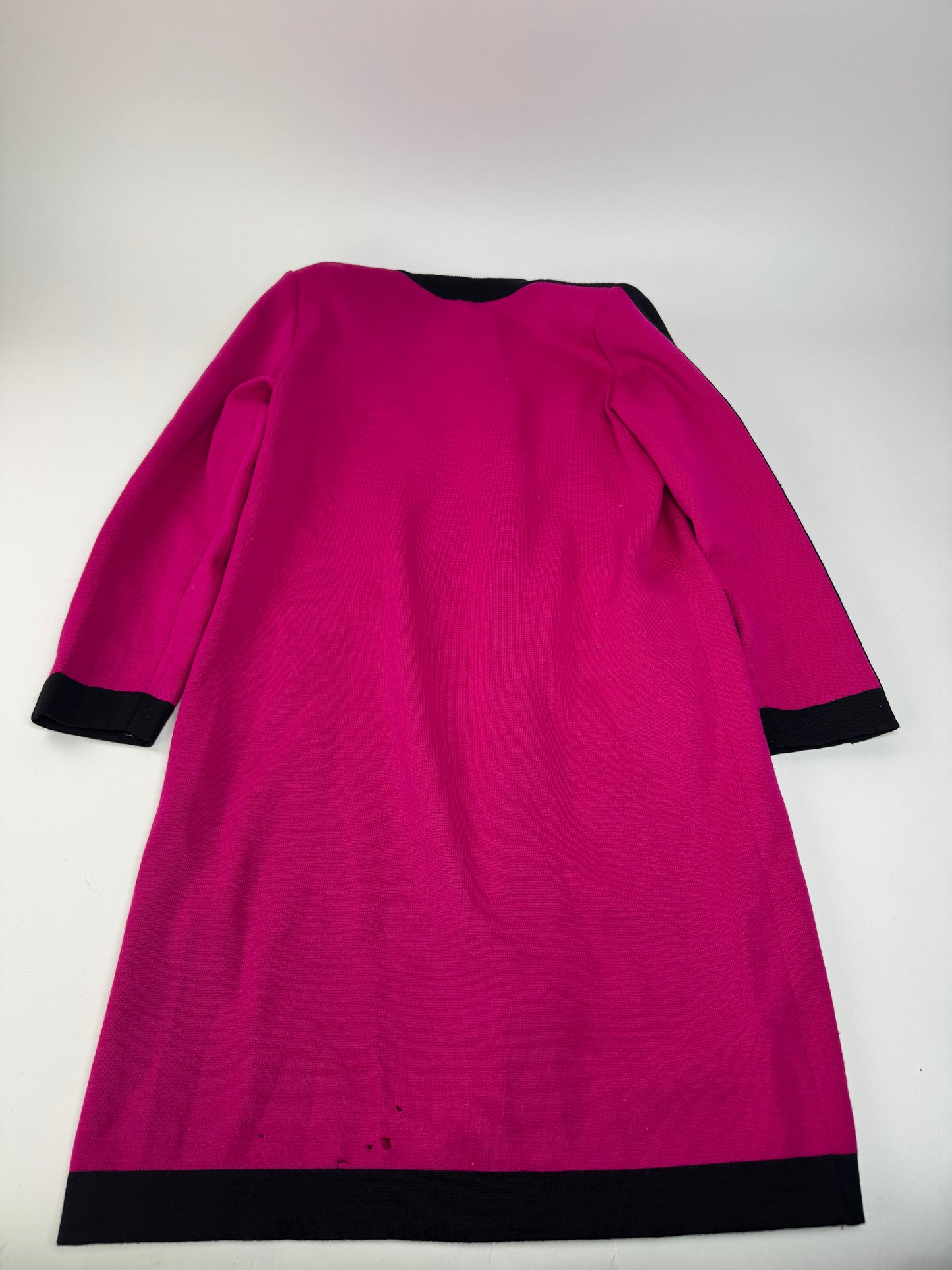 Vintage Yves Saint Laurent Dress Purple Black M