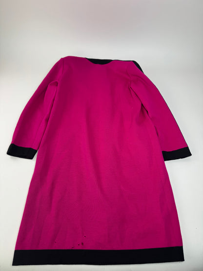 Vintage Yves Saint Laurent Dress Purple Black M