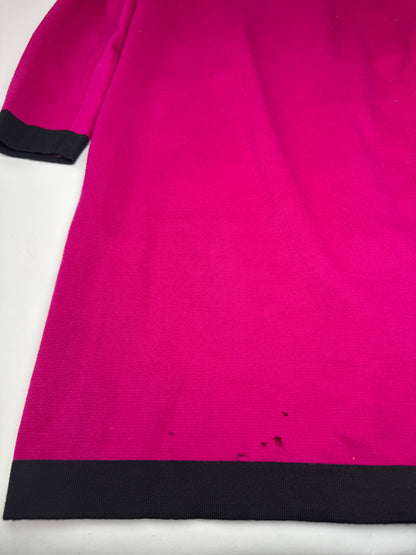 Vintage Yves Saint Laurent Dress Purple Black M