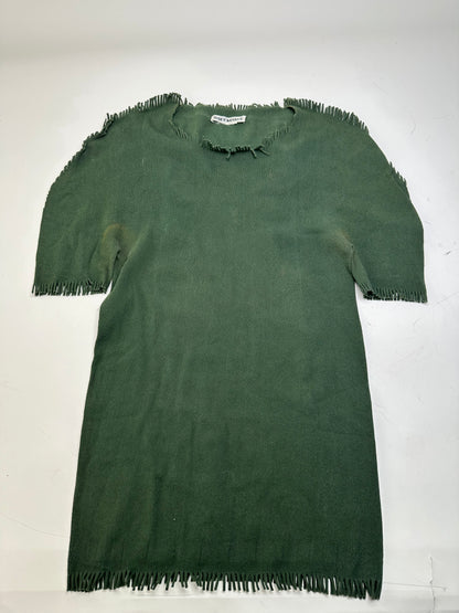 Vintage Issey Miyake Knitted Sweater Dark Green M