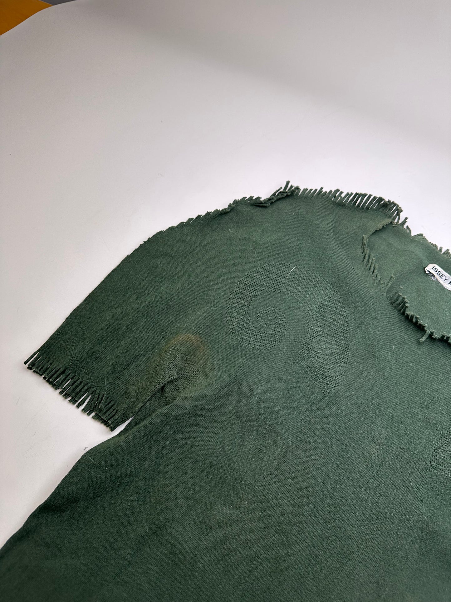 Vintage Issey Miyake Knitted Sweater Dark Green M