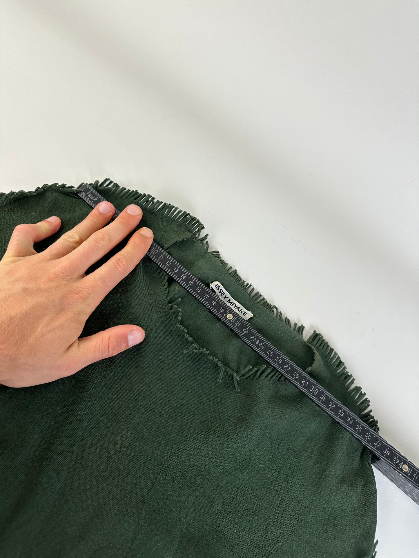 Vintage Issey Miyake Knitted Sweater Dark Green M