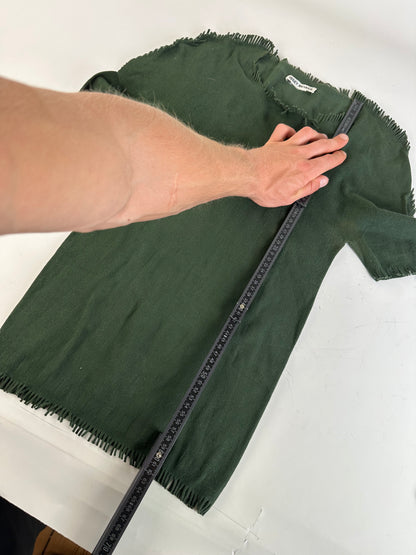 Vintage Issey Miyake Knitted Sweater Dark Green M