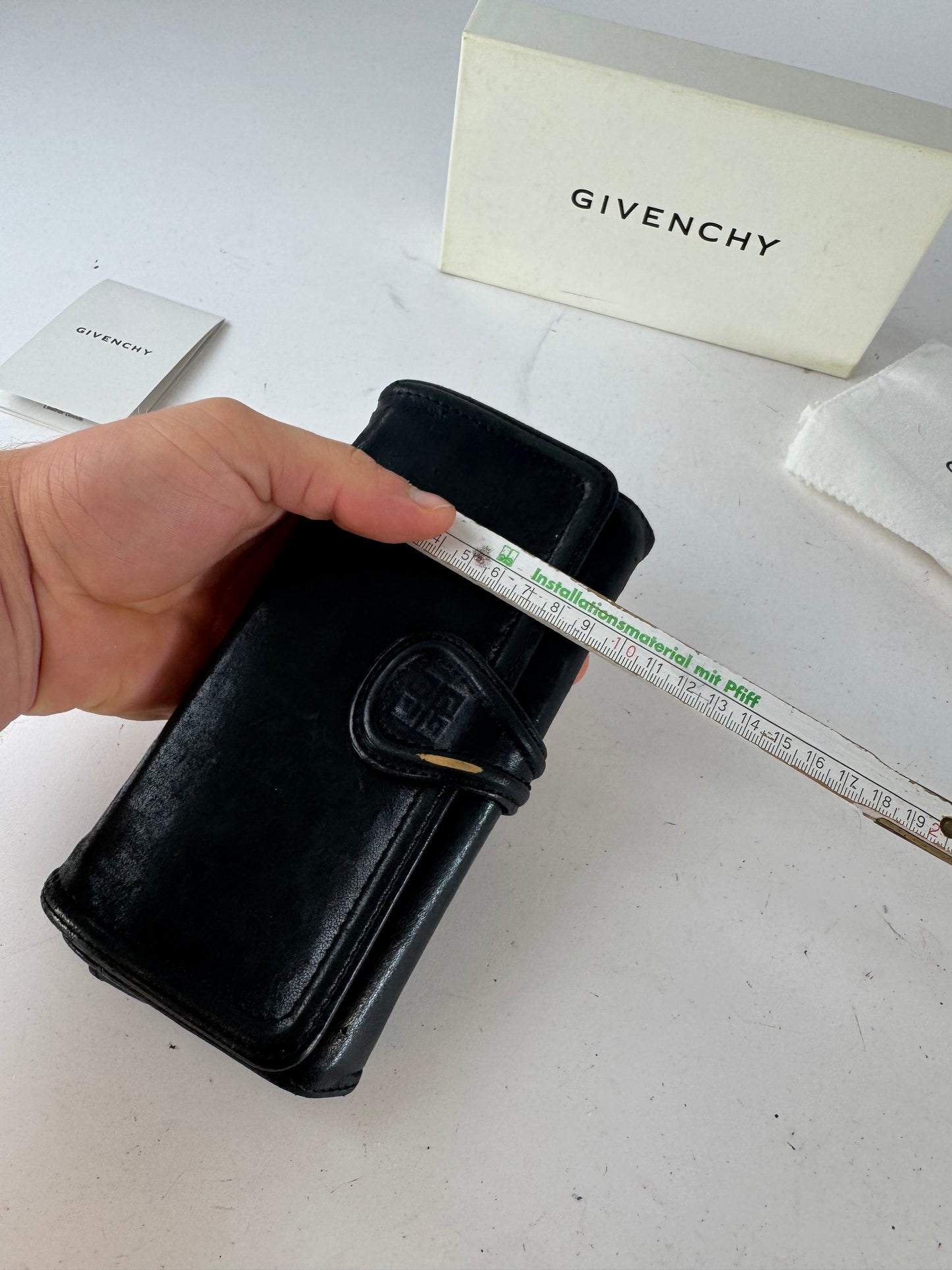 Vintage Givenchy Leather Wallet black