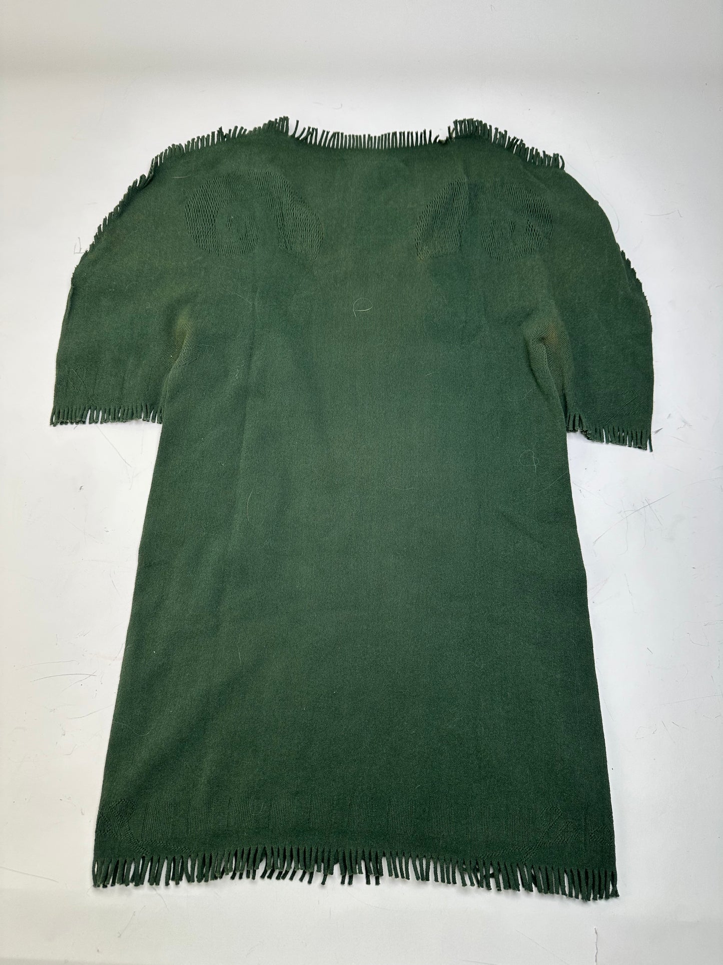 Vintage Issey Miyake Knitted Sweater Dark Green M