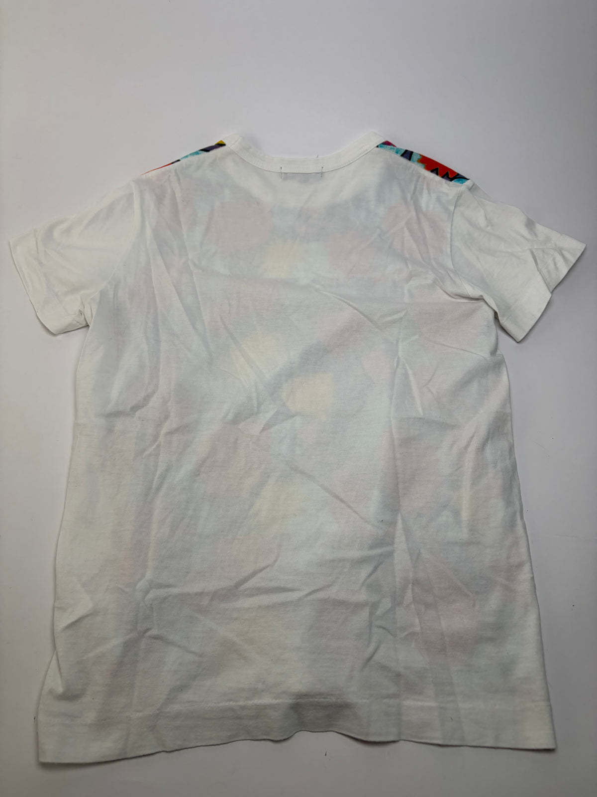 Vintage Comme des Garçons Floral Print Cotton T-Shirt Late 2000s M