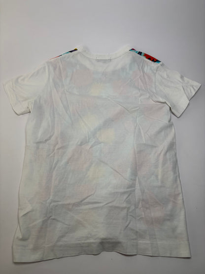 Vintage Comme des Garçons Floral Print Cotton T-Shirt Late 2000s M