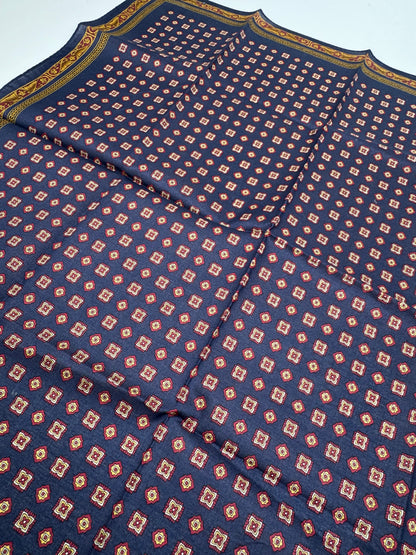 Vintage Dior Baroque Scarf Purple Gold