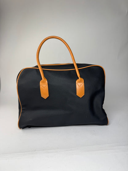 Vintage Yves Saint Laurent Travel Bag Black Brown
