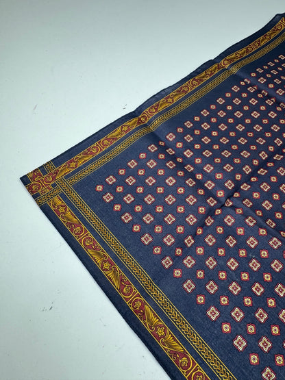 Vintage Dior Baroque Scarf Purple Gold