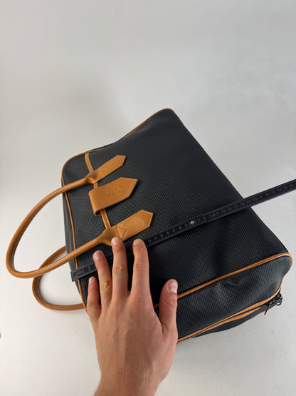 Vintage Yves Saint Laurent Travel Bag Black Brown
