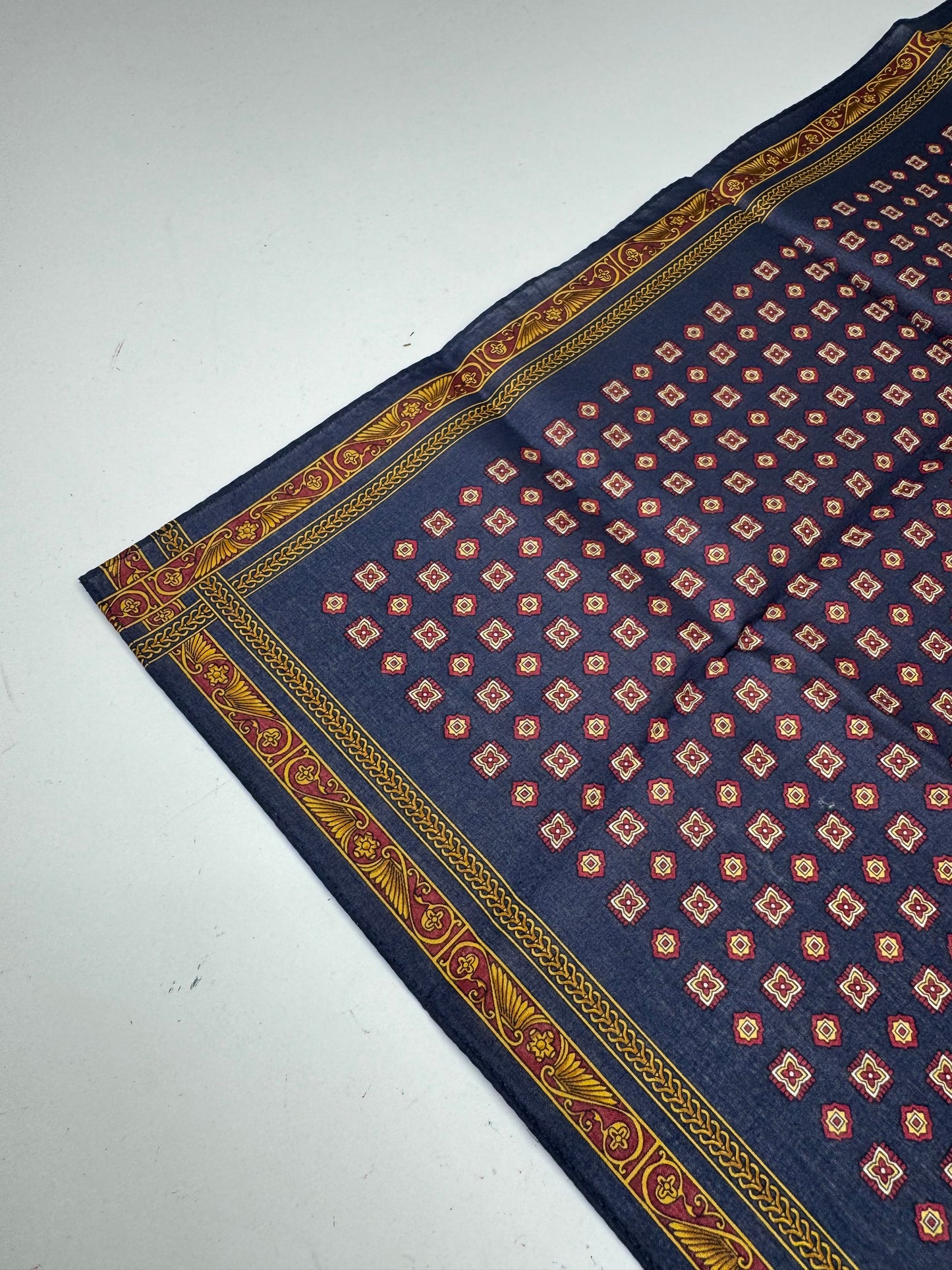 Vintage Dior Baroque Scarf Purple Gold