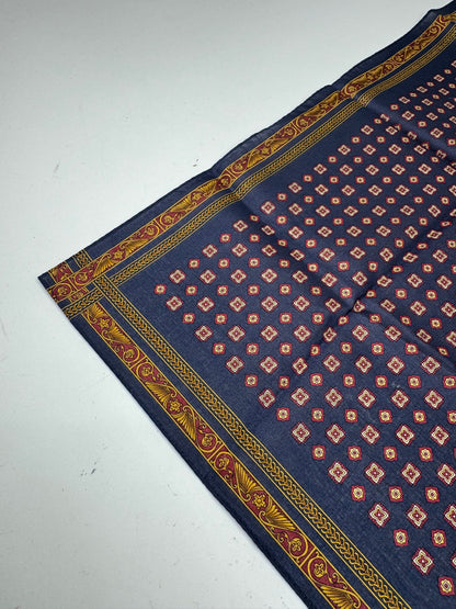 Vintage Dior Baroque Scarf Purple Gold