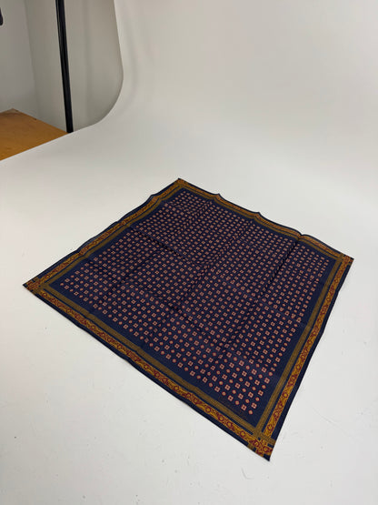 Vintage Dior Baroque Scarf Purple Gold