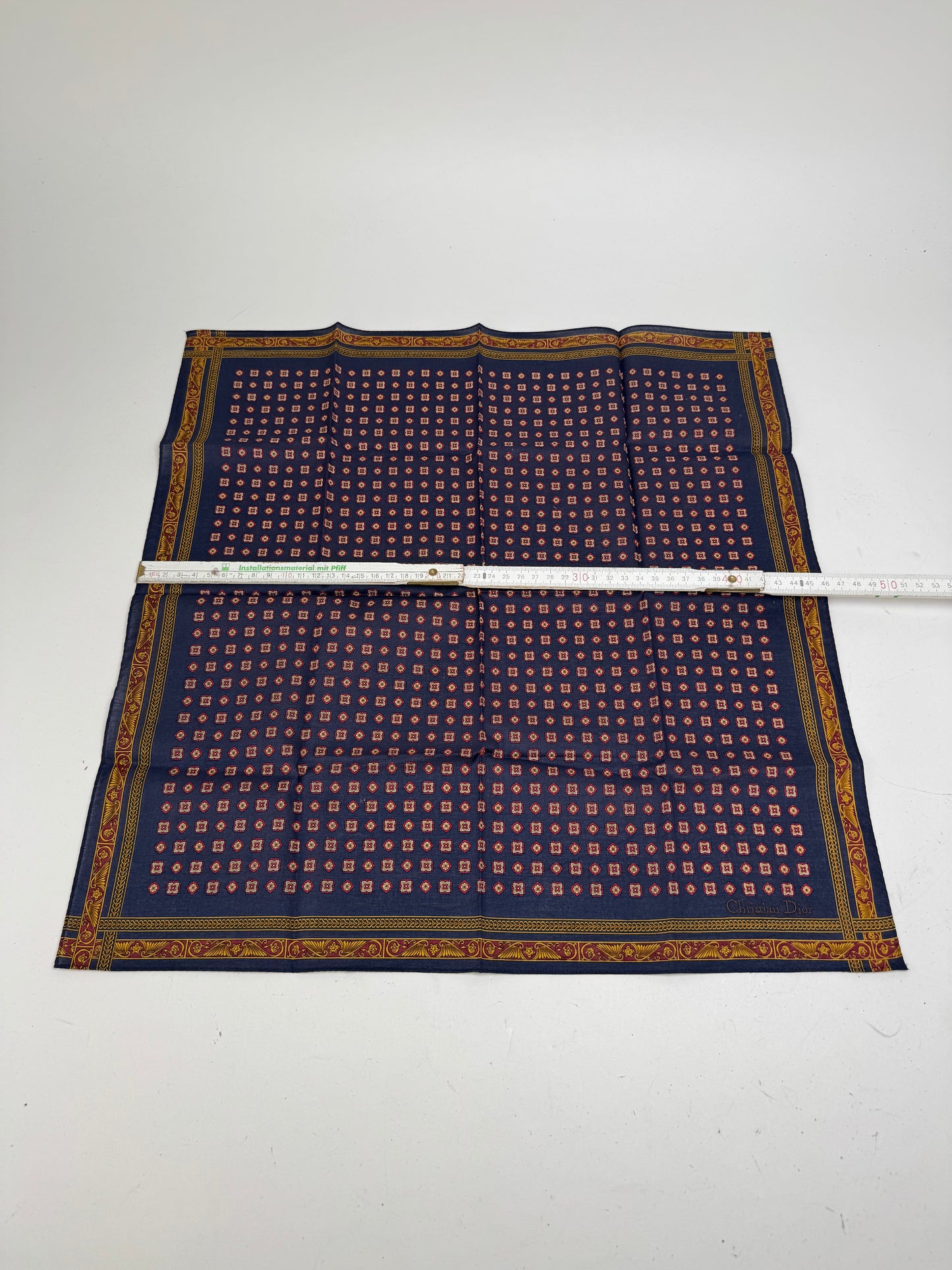 Vintage Dior Baroque Scarf Purple Gold