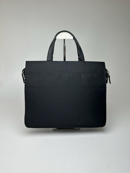 Vintage Yohji Yamamoto Leather Handbag black