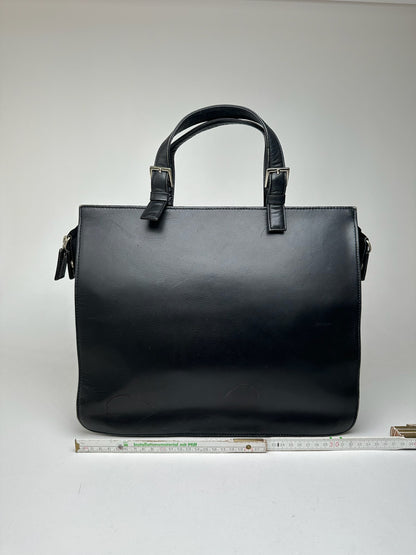 Vintage Yohji Yamamoto Leather Handbag black