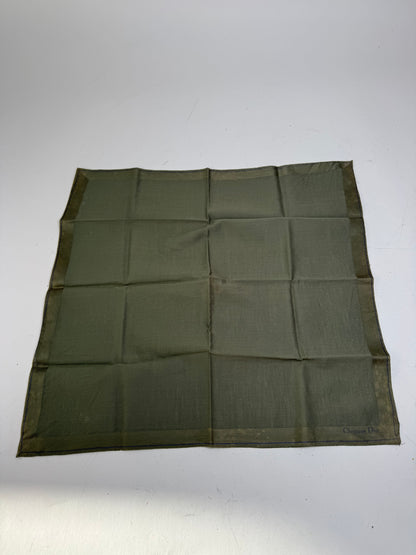 Vintage Dior Scarf Dark Green