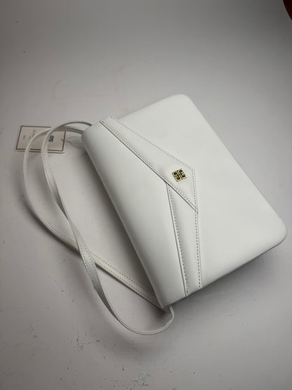 Sac vintage Givenchy 4G en cuir blanc à double sens