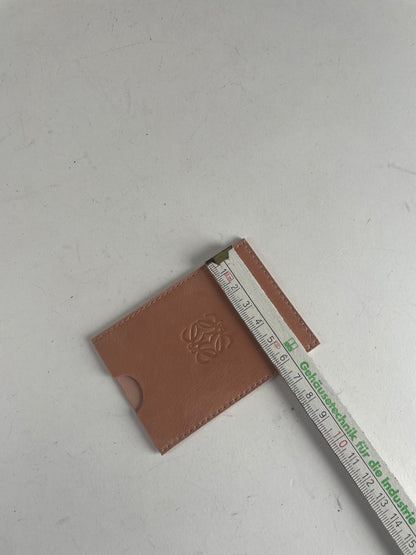 Vintage Loewe Madrid Leather Card Holder Pink