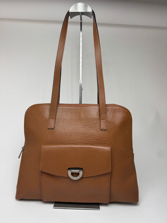 Sac à main vintage en cuir marron Céline Paris