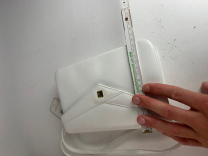 Sac vintage Givenchy 4G en cuir blanc à double sens