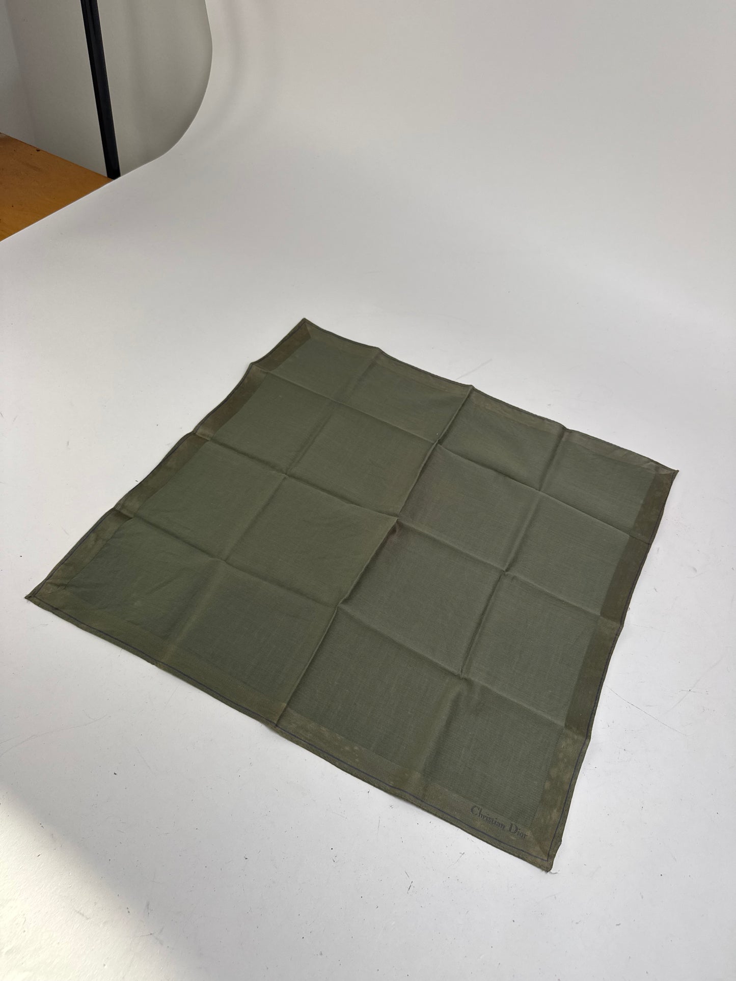 Vintage Dior Scarf Dark Green