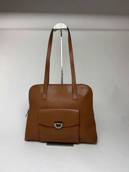 Sac à main vintage en cuir marron Céline Paris
